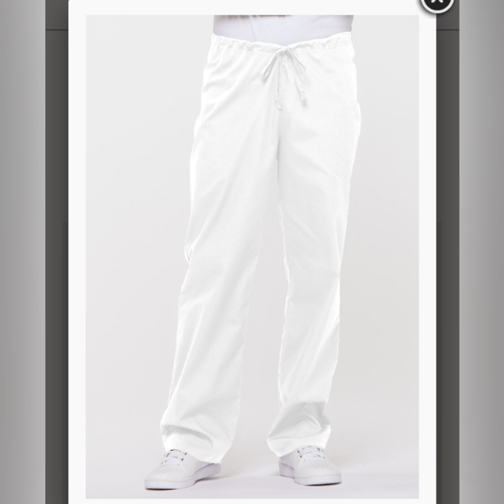 NWT Dickies Scrubs Pants in White - Size M